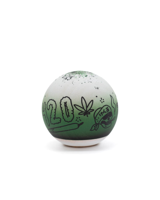 White/Black/Dark Green Blazed Rhino